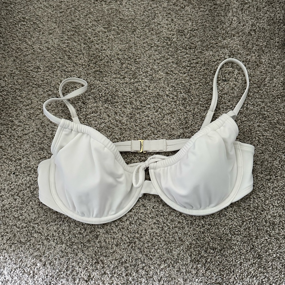 White Underwire Bikini Top